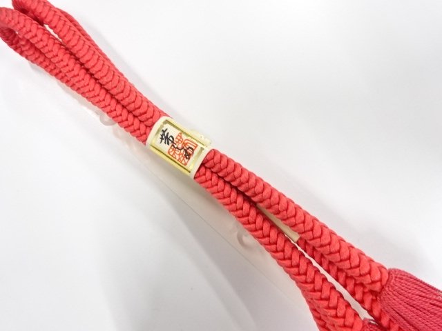 未使用品　正絹　撚り房　手組帯締め